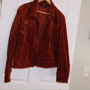 Burnt Orange Corduroy Jacket
